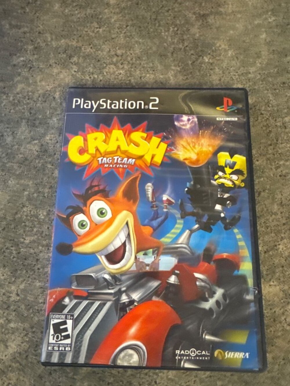 Crash Tag Team Racing For PlayStation 2 Complete Case & Disc ESRB E10+